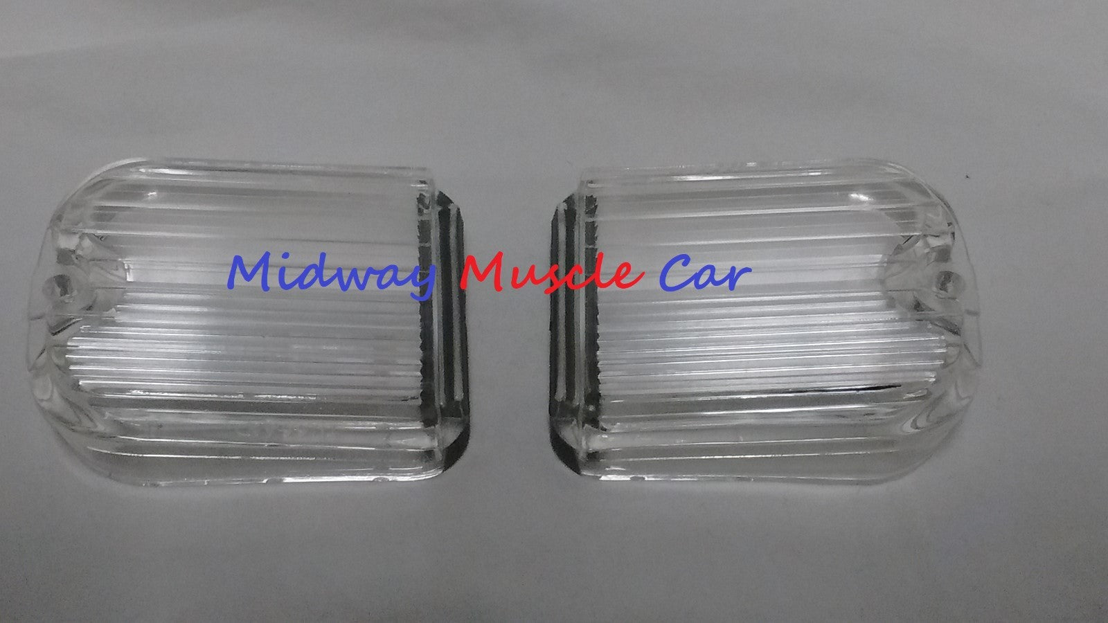 reverse back up lamp light lens L & R pair 66 1966 Chevy Chevelle Malibu