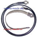 63 Chevy Corvette w/A/C original Correct BATTERY CABLE Set  top post spring ring