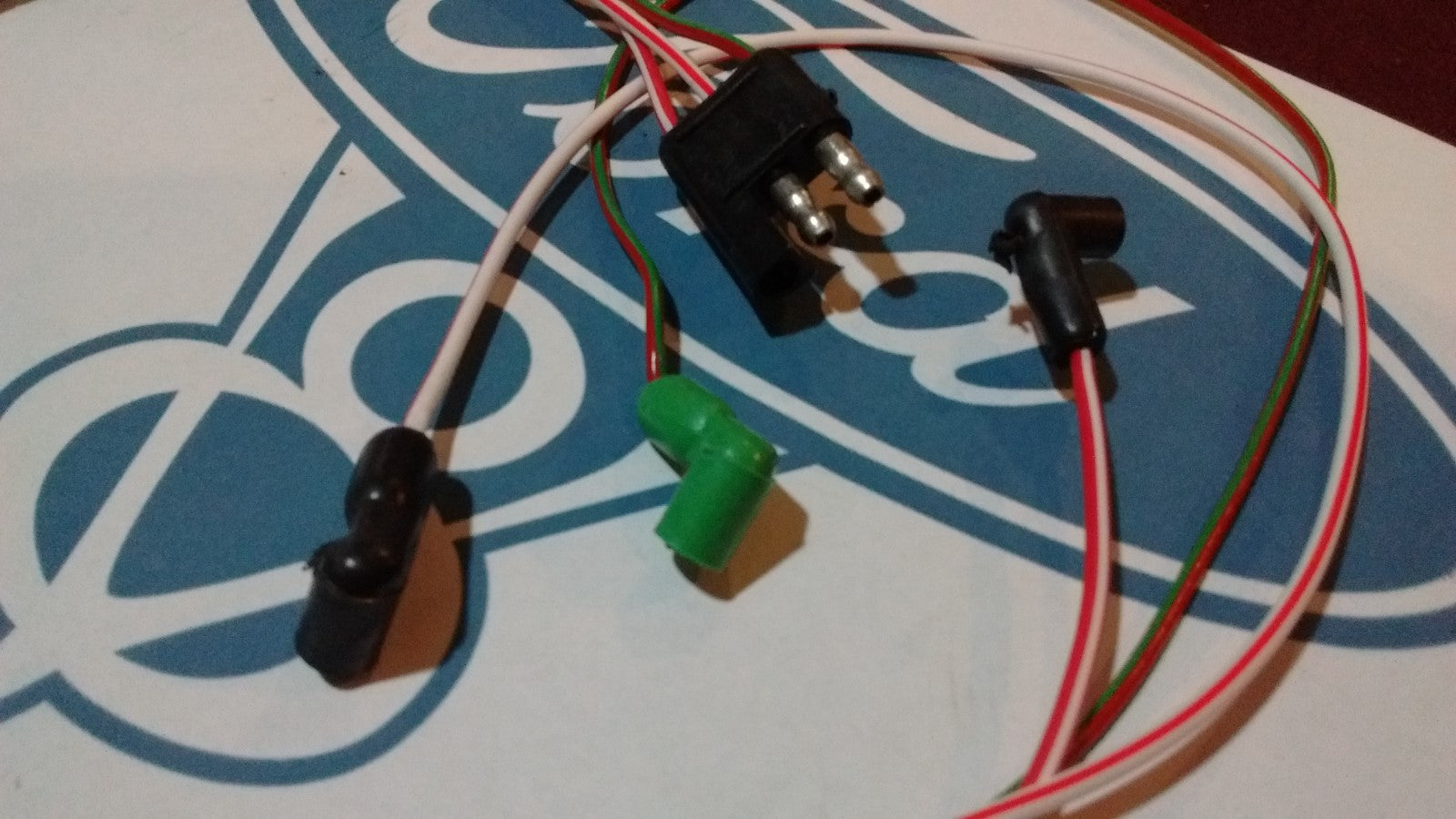 67 68 Ford Mustang v8 Engine Gauge Feed Wiring Harness 289 302 w/o tach w/o a/c