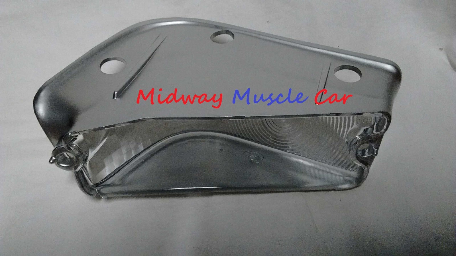 LH front drivers turn signal / parking light lamp lens 68 Pontiac GTO LeMans