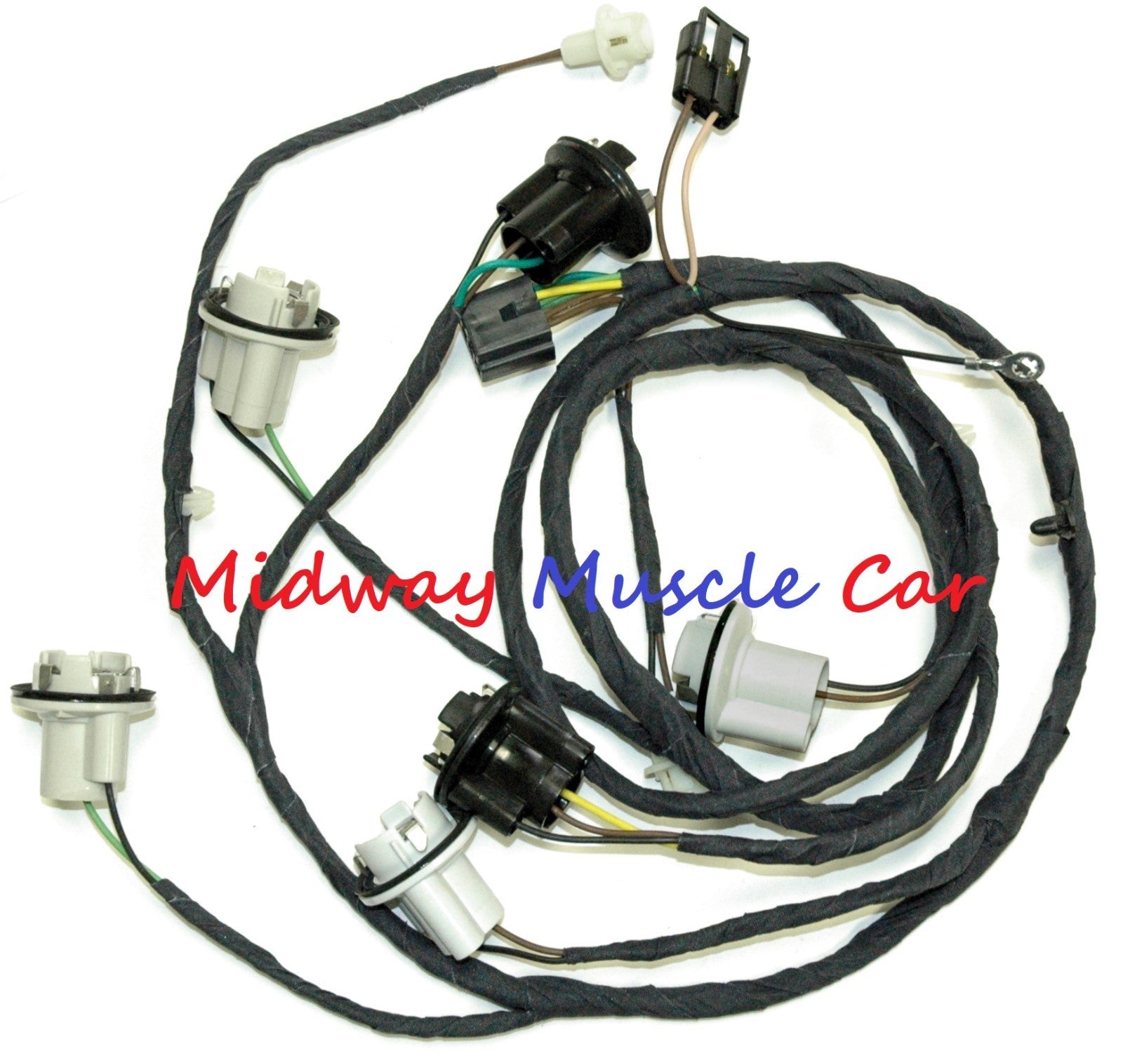 rear body tail light trunk wiring harness 69 Chevy Camaro z/28 SS