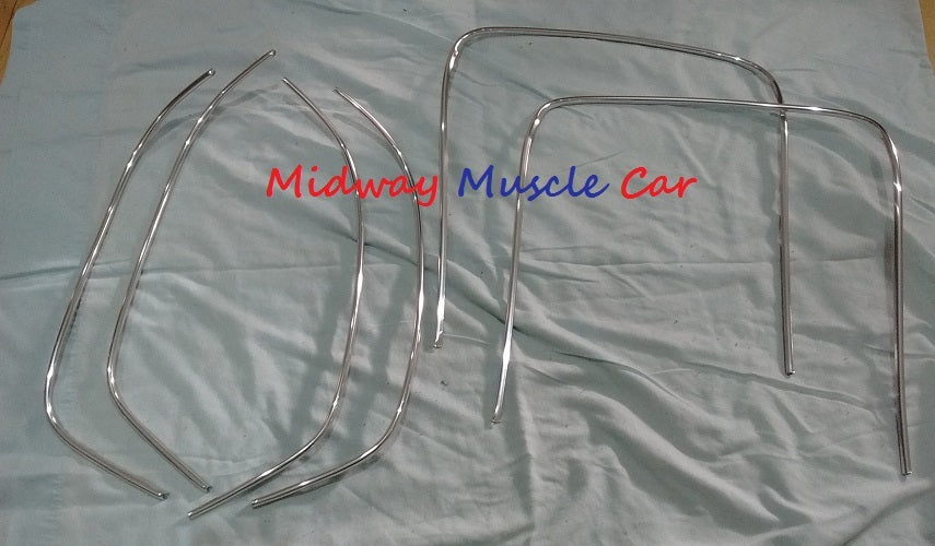 bucket seat chrome trim w/caps Chevy Chevelle GS Cutlass skylark Pontiac GTO 442