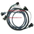 rear body deck lid trunk wiring harness 63 1963 Chevy Chevrolet Impala