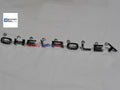 hood letters emblem (9 pc) 67 68 Chevy C10 K10 Pickup Truck Suburban  GM resto
