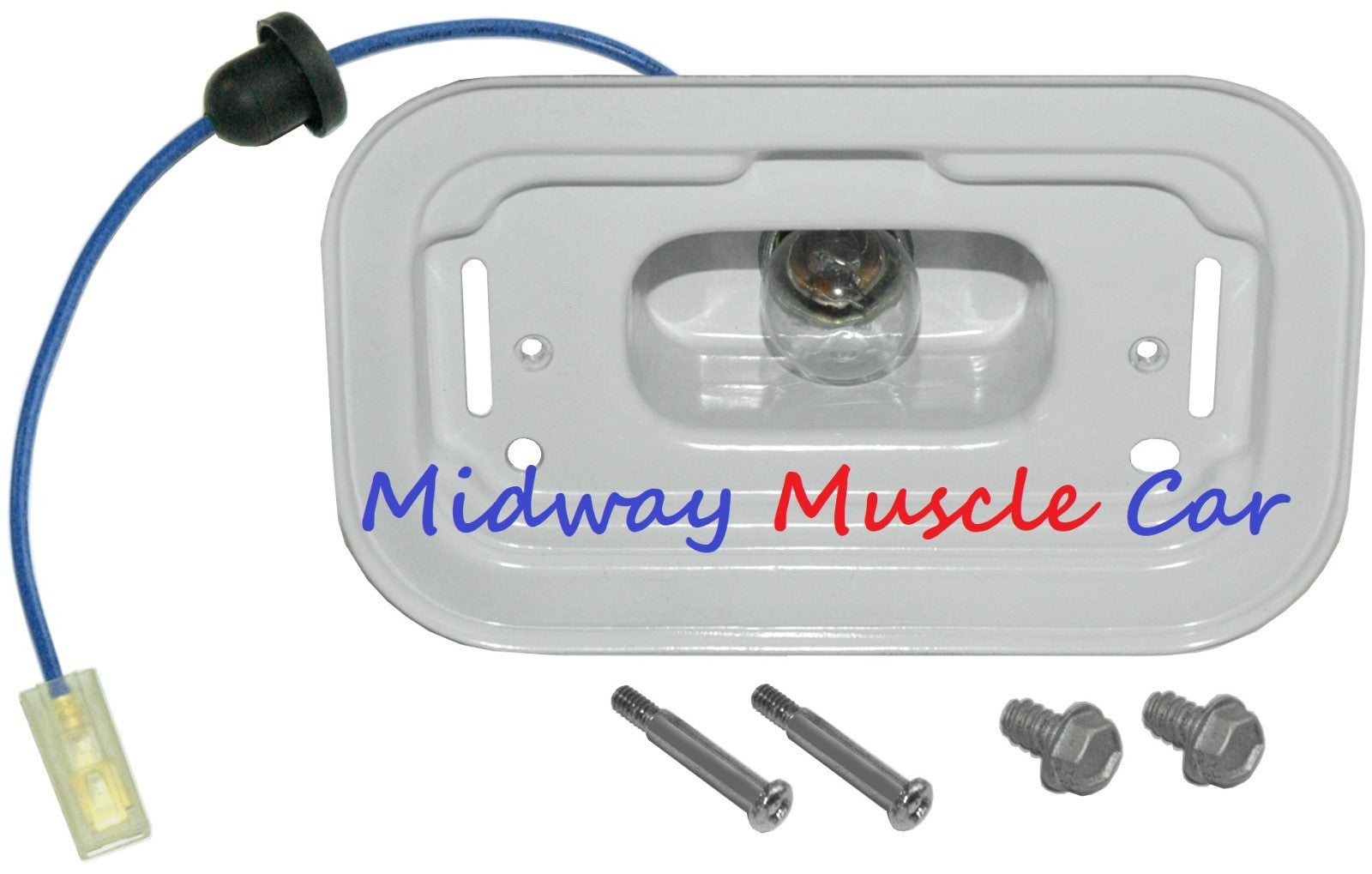 NEW CORRECT rear bumper backup reverse light lamp housing 1967 67 Pontiac GTO