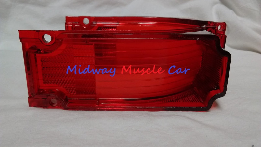 rear body tail lamp light lens L & R pair 66 1966 Chevy Chevelle Malibu