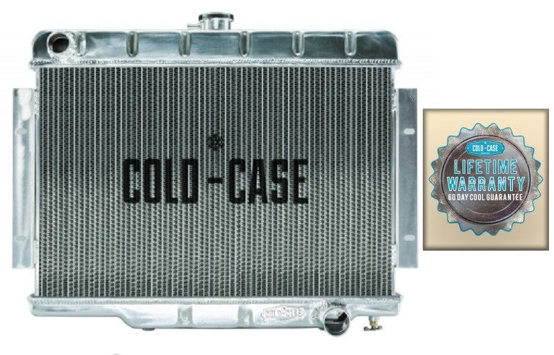 70-85 Jeep CJ Cold-Case aluminum performance radiator chevy small block V8 swap