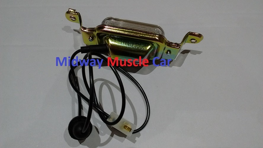 NEW  license plate light lamp assembly 65-72 Pontiac GTO Lemans Tempest