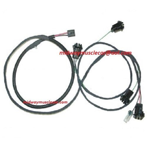 rear body deck lid trunk wiring harness 62 1962 Chevy Chevrolet Impala