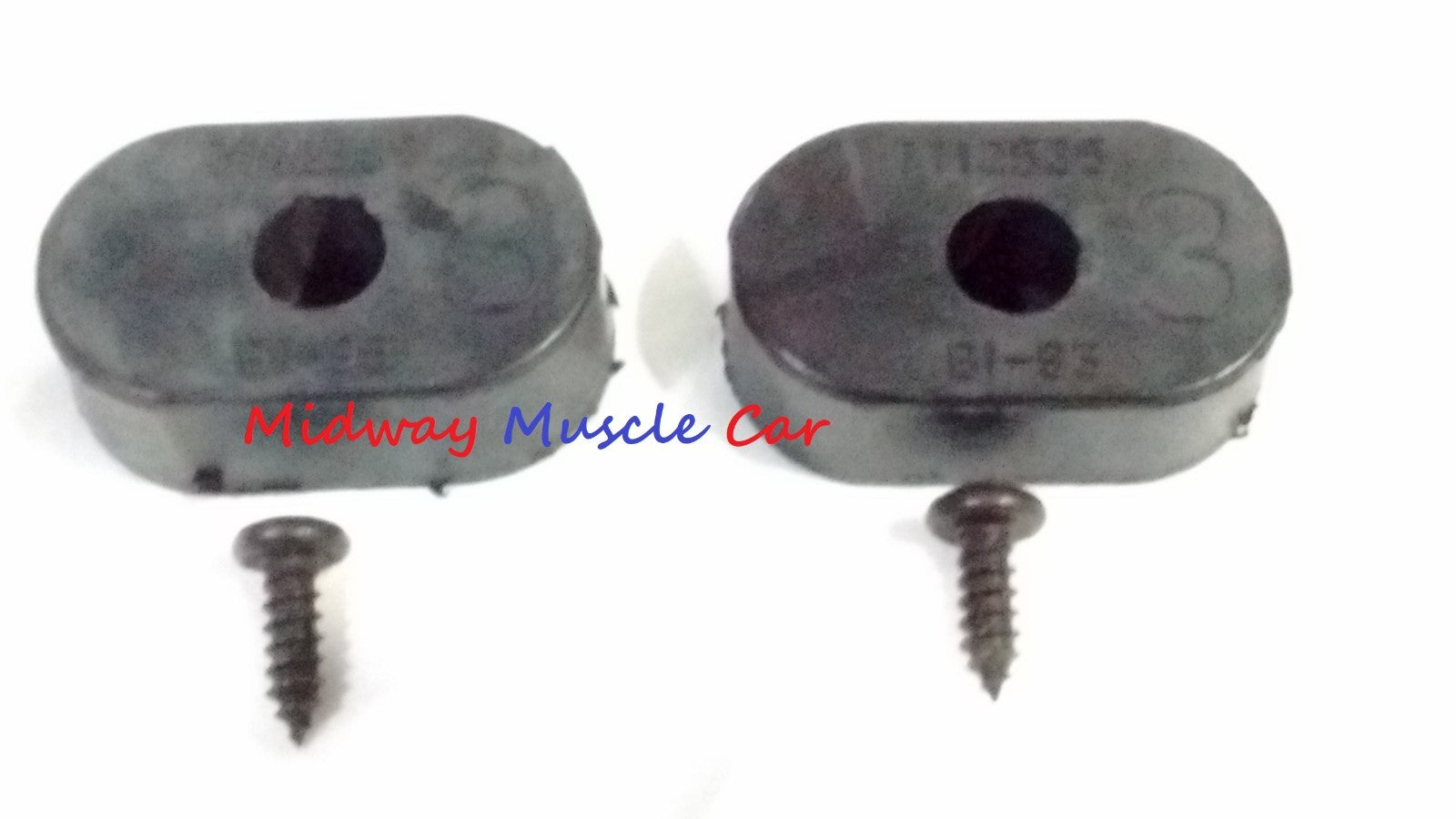 bucket seat back stop bumpers 66-72 Pontiac Chevy Olds Buick GTO Chevelle 442