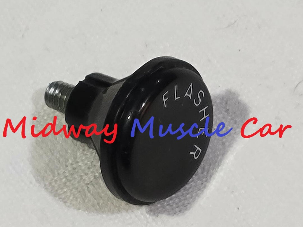 BLACK flasher knob 69-72 GTO Chevelle Cutlass 442 GS Chevy Impala Monte Carlo