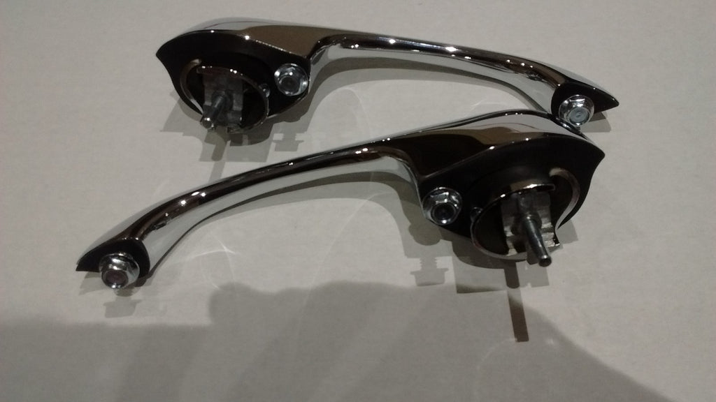 outside door handle complete kit (pr) 64-67 Chevy Chevelle El Camino Malibu