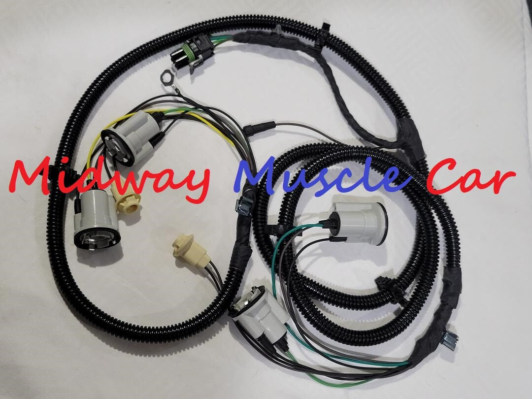 rear body tail light lamp wiring harness Chevy GMC pickup truck 85-87 Blazer