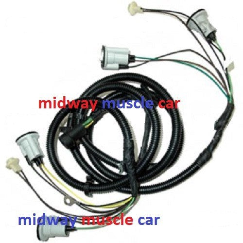 rear body tail light lamp wiring harness Chevy GMC pickup truck 73 74 -84