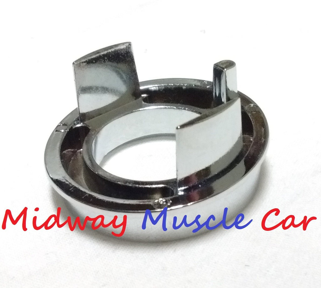 rear 1/4 mount chrome antenna base adapter bezel 67-69 Chevy Camaro Firebird