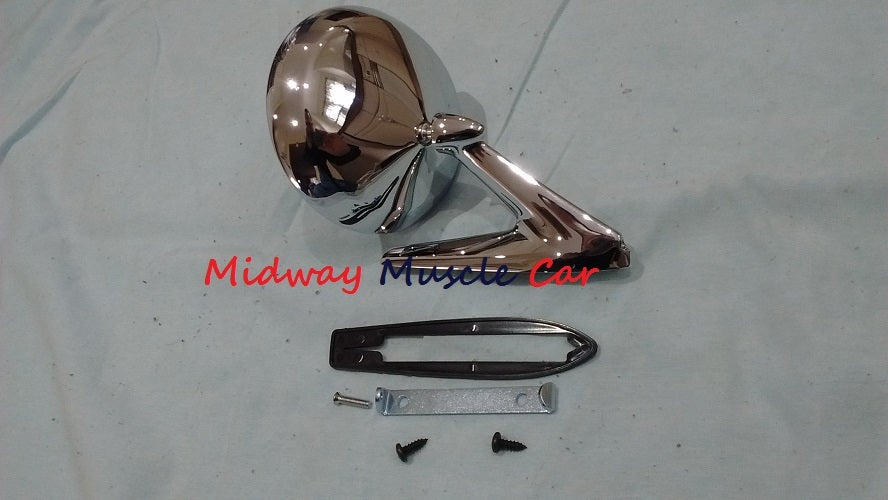 correct outside round side view mirror 67 68 Pontiac GTO Firebird Bonneville