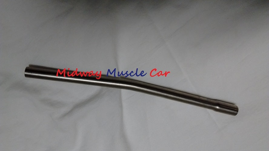 stainless steel 66-79 pontiac V8 press in block oil dipstick tube GTO T/A G/P