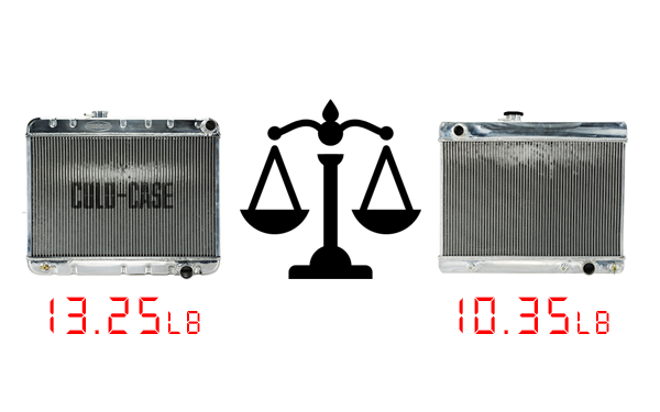 07-17 Jeep JK Wrangler Cold-Case aluminum performance radiator