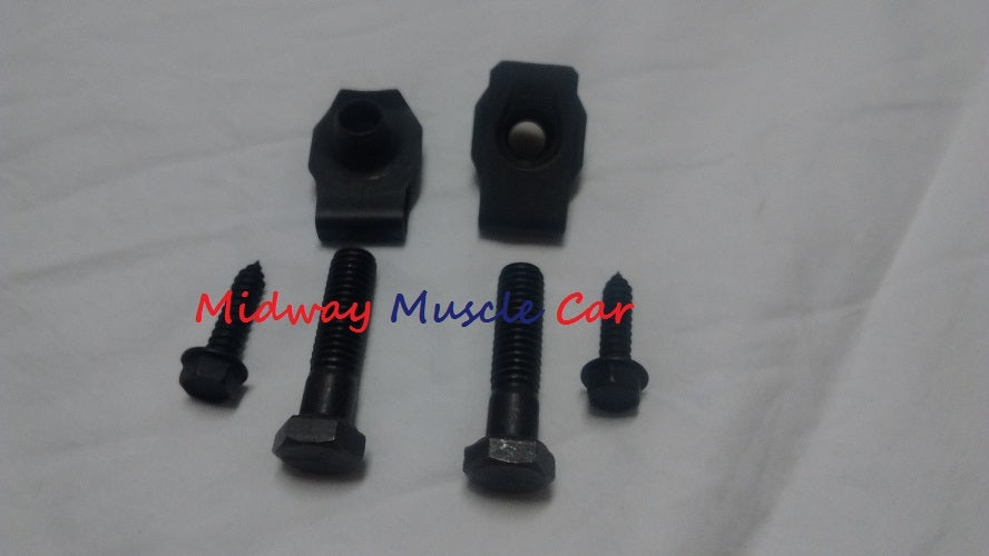 fuel gas tank strap mounting hardware kit 74-76 Chevy Camaro Pontiac Firebird