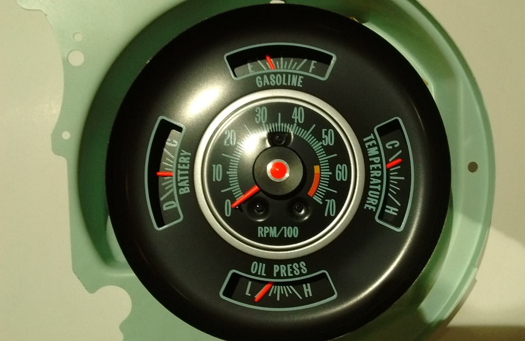 factory tachometer & dash gauge 69 Chevy chevelle el camino 6000 rpm tach gauges