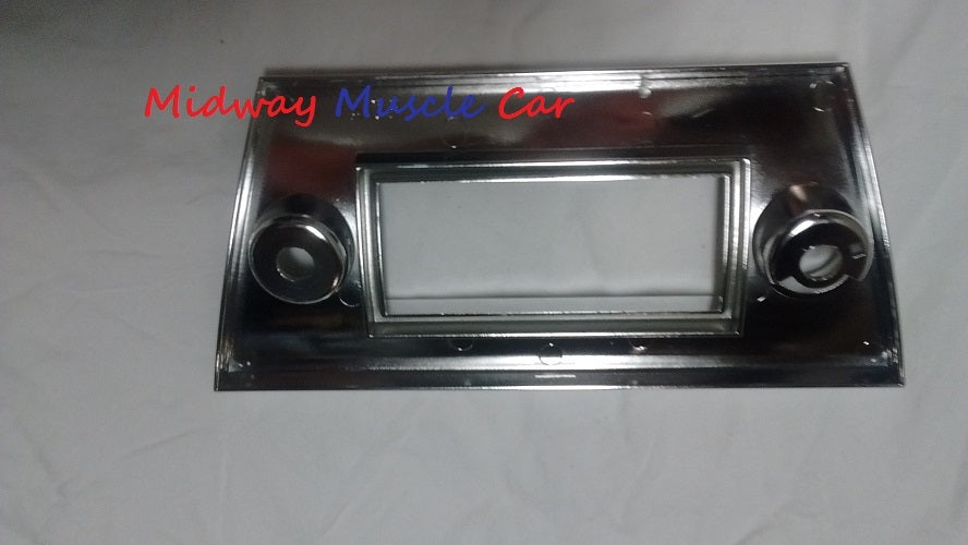 radio faceplate trim bezel surround 66 Chevy Chevelle El Camino Malibu