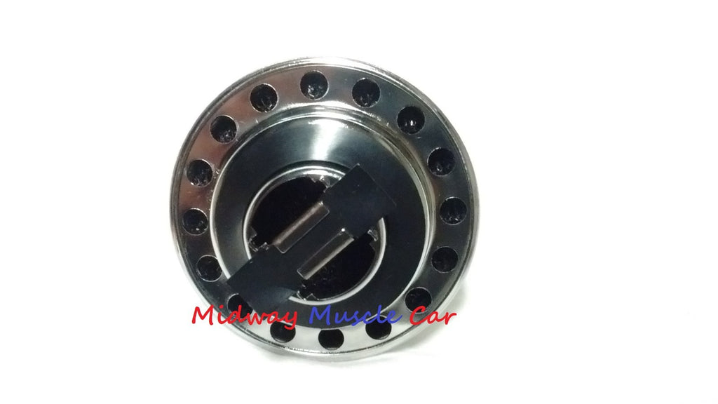 AC chrome twist on valve cover oil cap breather GTO Chevy Camaro Chevelle