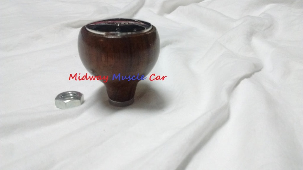 correct 66-68 walnut wood 4 speed shifter knob Pontiac GTO  Firebird