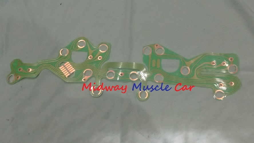 70-72 Chevy Chevelle SS dash instrument cluster printed circuit board w/ gauges