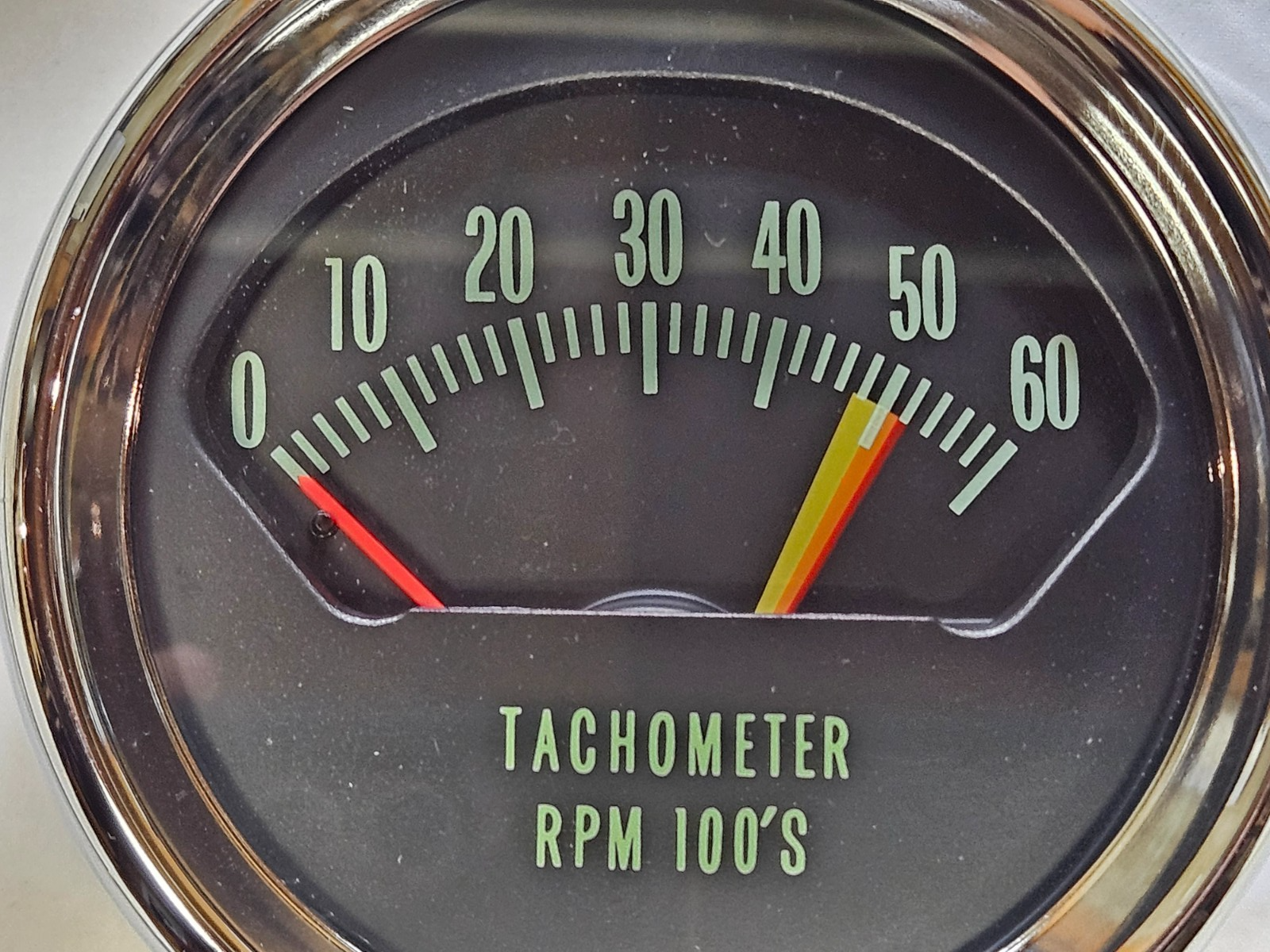 1966 Chevy Chevelle El Camino SS KNEE KNOCKER TACH TACHOMETER  5200 rpm redline