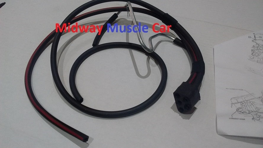 thermo controlled ported intake vacuum switch hose kit 69 Pontiac GTO Firebird