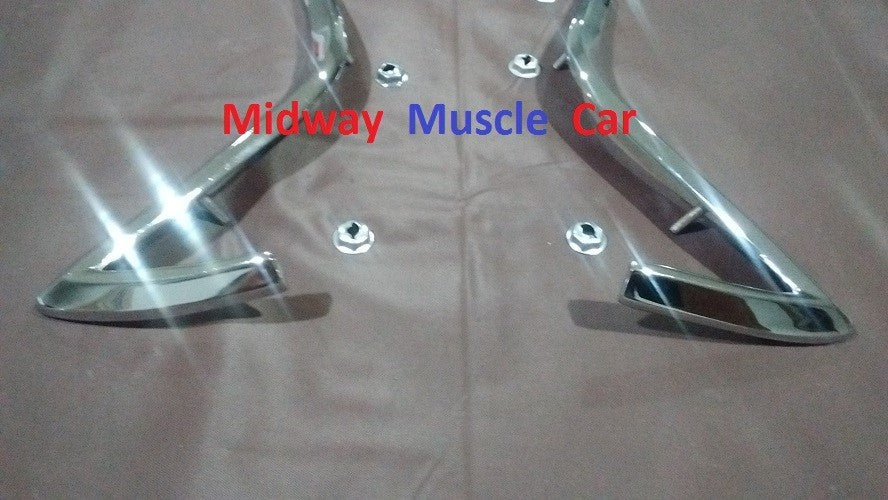 vinyl top corner moldings end caps with nuts 70 71 72 Chevy Chevelle Malibu