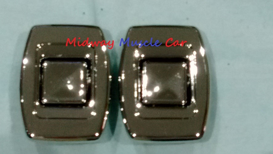 69-72 bucket seat chrome release button (pr) Chevy Chevelle GS Pontiac GTO 442