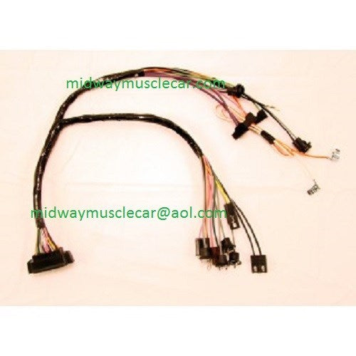 console wiring harness A/T w/ console gauges 1968 Chevy Camaro 68