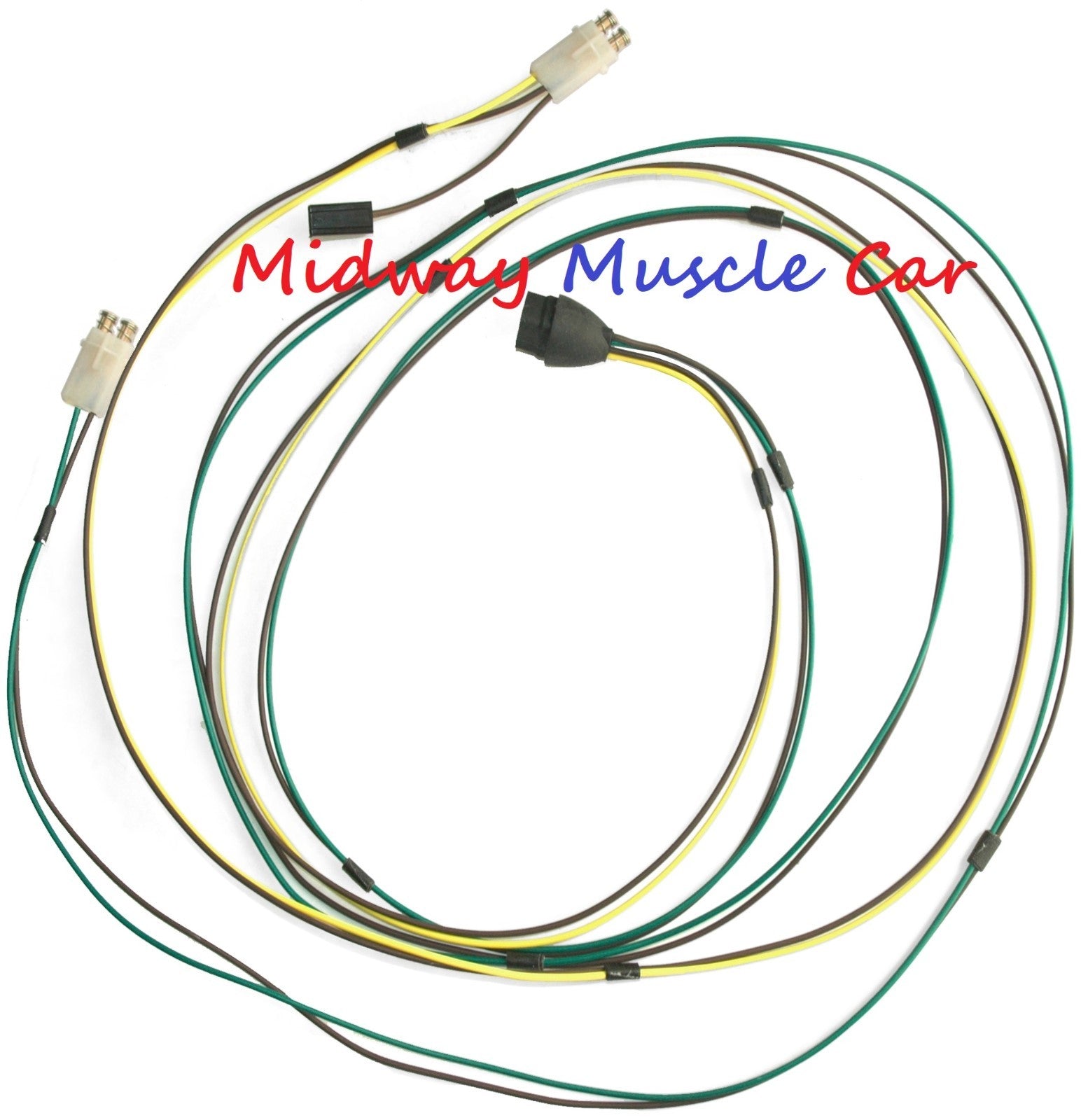 rear body tail light lamp wiring harness 64 65 66 Chevy GMC suburban panel