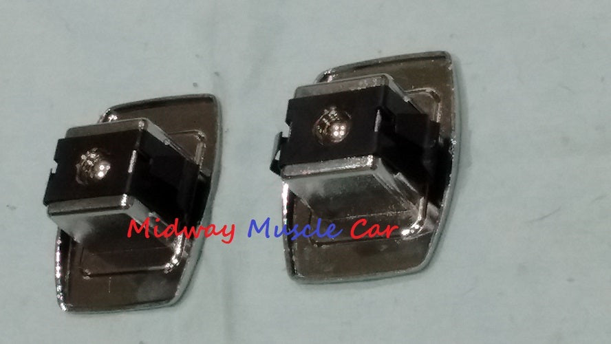 69-72 bucket seat chrome release button (pr) Chevy Chevelle GS Pontiac GTO 442
