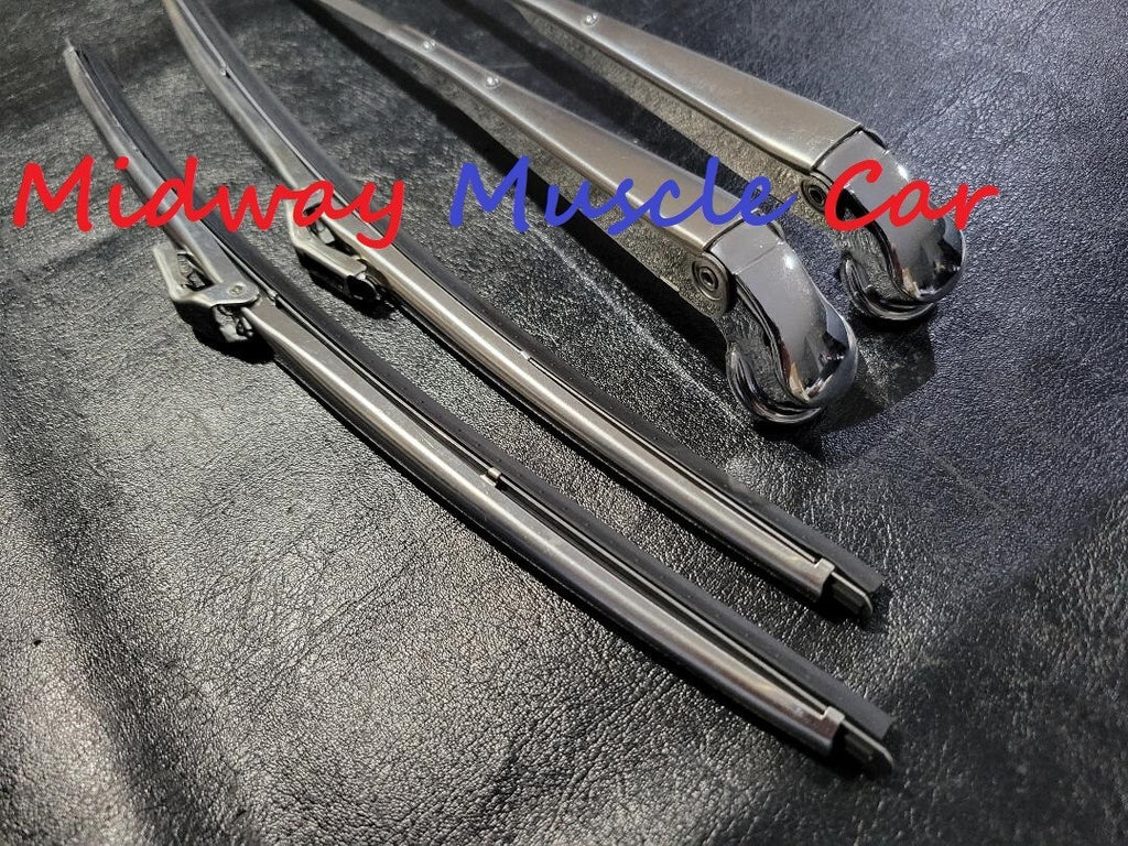 windshield wiper arm & blade set 64-67 Chevy Chevelle Pontiac GTO Olds 442 GS