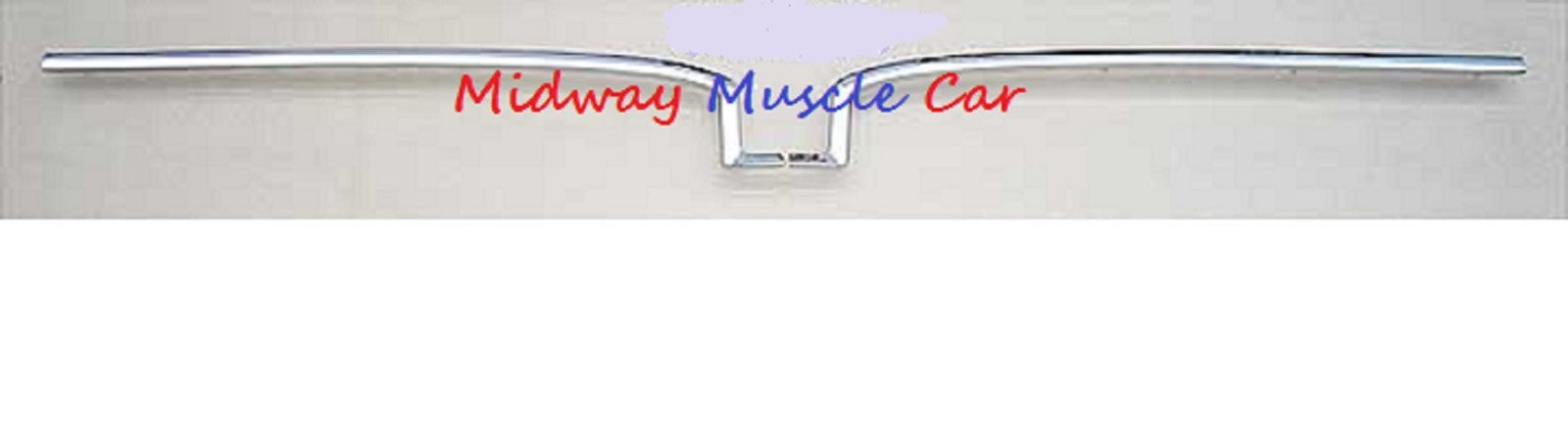 NEW front grille header moldings (pr) 1967 67 Pontiac GTO Lemans Tempest