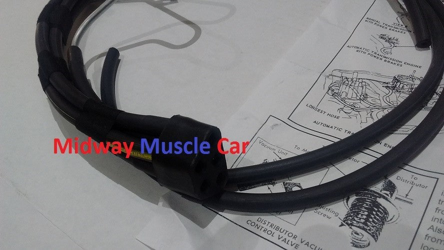 thermo controlled ported intake vacuum switch hose kit 68 Pontiac GTO Firebird