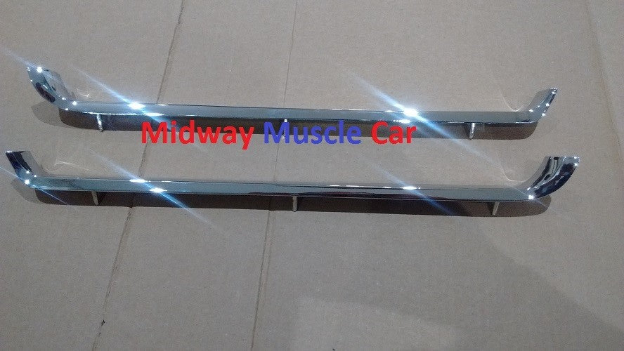 NEW front lower valance moldings (pr) 1968 68 Pontiac GTO