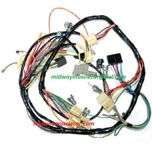 dash wiring harness 57 Chevy 150 210 bel air nomad standard w/o radio & heater
