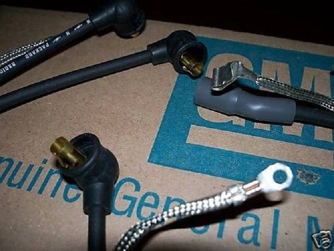 1-Q-67 dated plug wires 67 Chevy Corvette 427 & radio