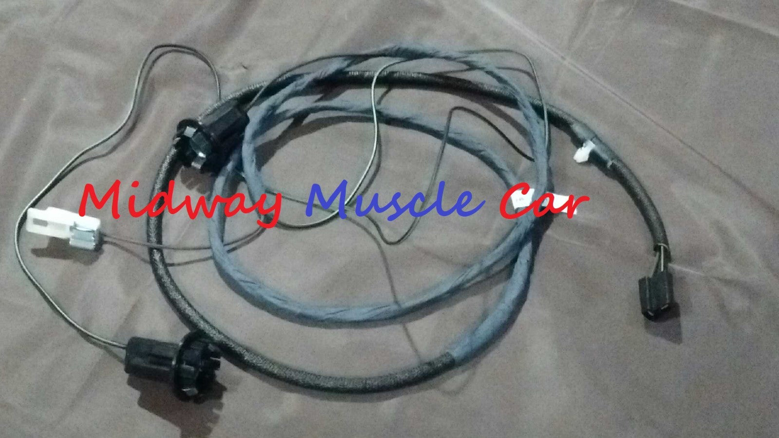 rear body deck lid trunk wiring harness 64 1964 Chevy Chevrolet Bel Air Biscayne
