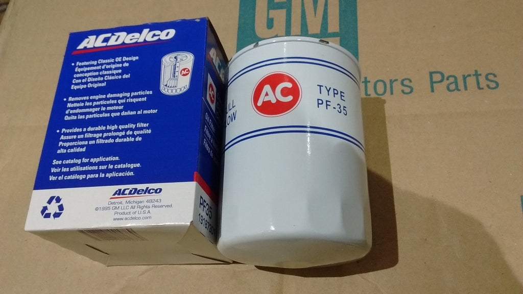 AC Delco Classic PF35 Oil Filter Chevy V8 68-92 350 454 396 327 Camaro Chevelle