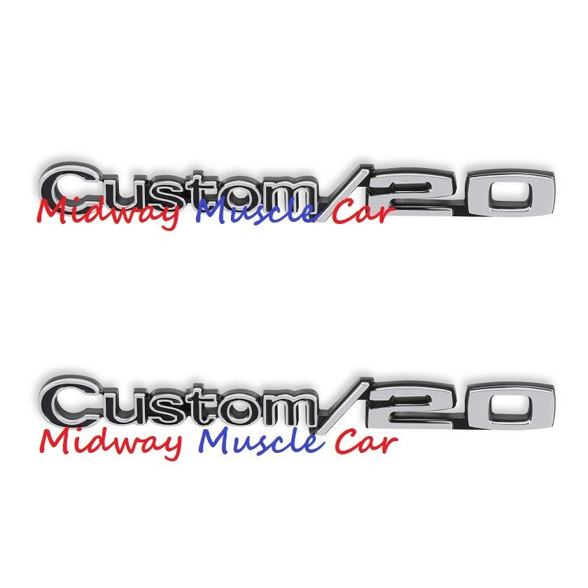 Custom / 20 fender emblem pr 69-72 Chevy C10 K10 Pickup Truck Suburban