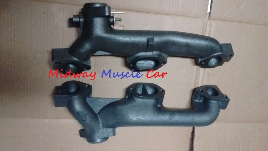 NEW STANDARD exhaust manifolds pair 64-68 Pontiac GTO LeMans Tempest