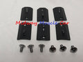 center rear deck trunk lid molding 6 pc retainer clip set 66 Pontiac GTO Lemans