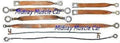 ground strap set 55-60 Chevy Corvette 265 283 56 57 58