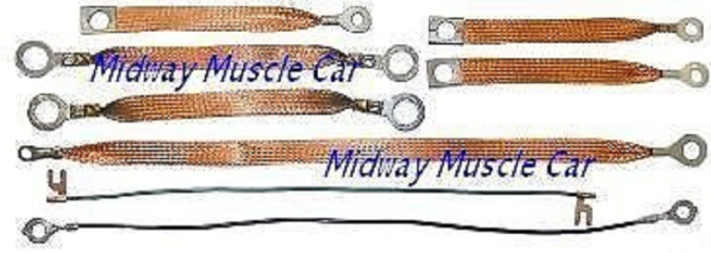 ground strap set 55-60 Chevy Corvette 265 283 56 57 58