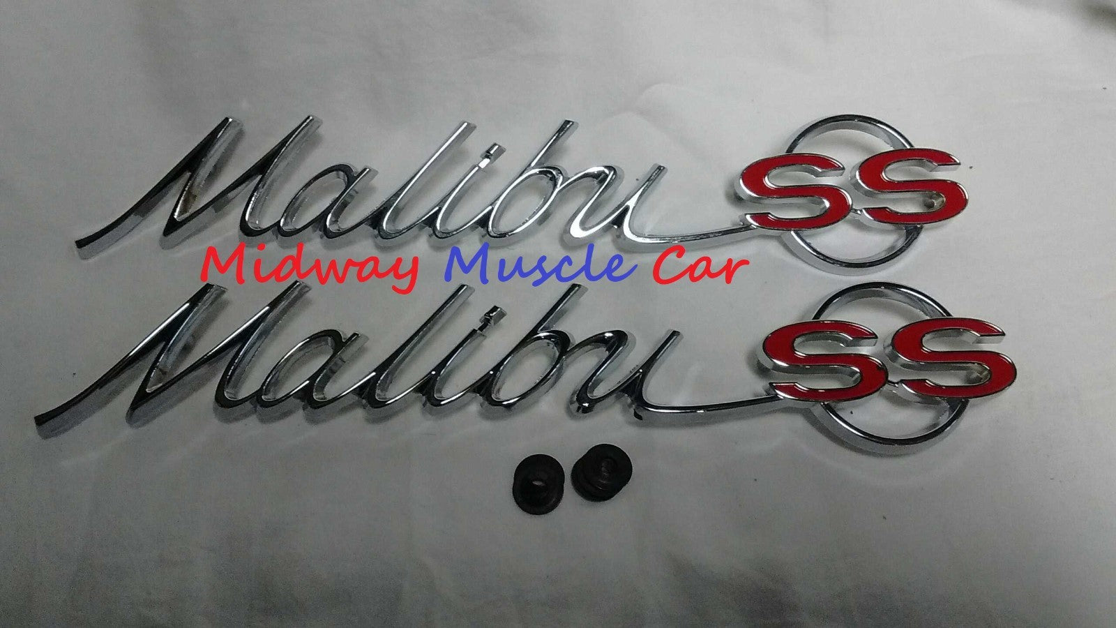 rear 1/4 quarter Malibu SS emblem 1965 65 Chevy Chevelle Malibu super sport
