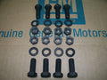 NOS R rear drum backing plate axle retainer bolts & nuts hardware kit     Chevy